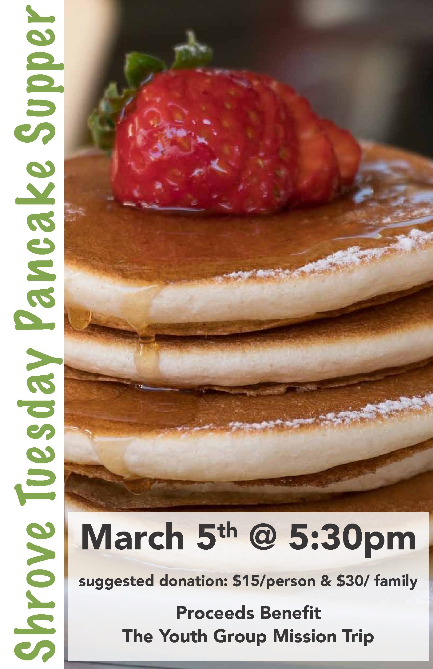 Shrove Tuesday Pancake Supper | St. Francis Episcopal Church Potomac